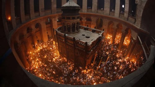 იერუსალიმში წმინდა ცეცხლის რიტუალი შესრულდა