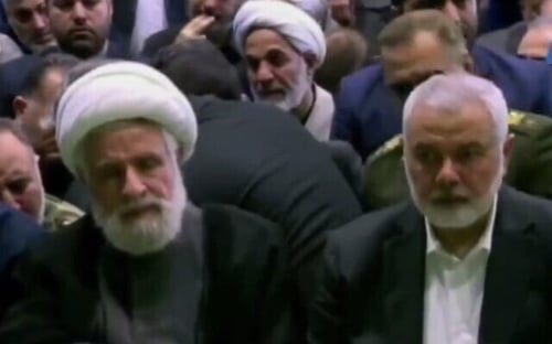 ჰამასის და ჰეზბოლას ლიდერები ირანის პრეზიდენტის დაკრძალვაზე ჩავიდნენ