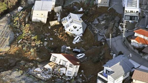 იაპონიაში მიწისძვრის შედეგად დაღუპულთა რაოდენობა 57-მდე გაიზარდა